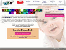 Tablet Screenshot of maternaloutreachofmichigan.com